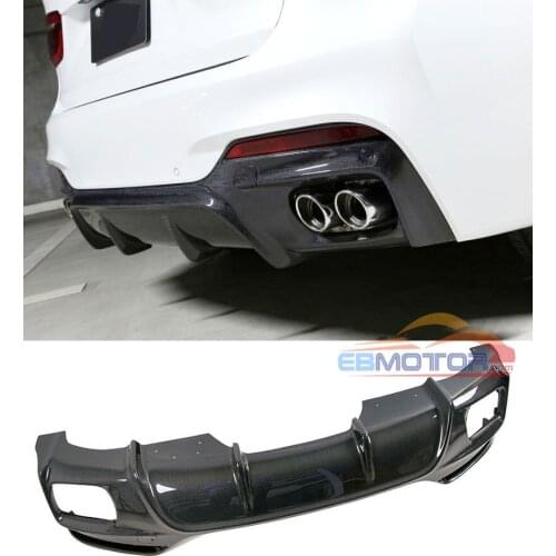 Real Carbon Fiber Rear Diffuser For BMW F16 X6 M-Sport 2014UP B417