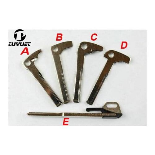 Uncut Replacement Smart Emergency Key Blade for Benz C180/C200/C300/E200/E260/E300 Small Key