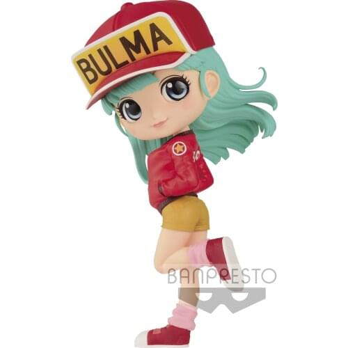 100% Original Banpres Dragonballz Figure Bulma Qposket Figure PVC Action Model Toys Anime Figure