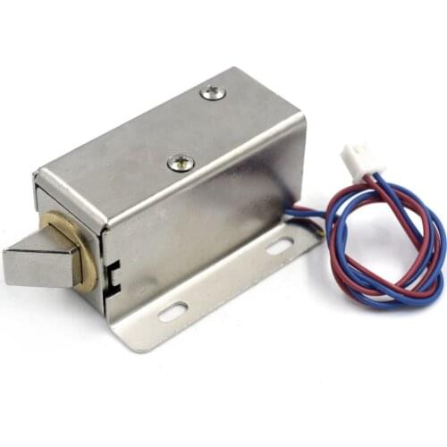 12V-24V Generic Cabinet Door Electric Lock Tongue Right Assembly Solenoid