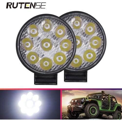MINI LED Light bar spotlight 27W for 4X4 Offroad Motorcycle truck boat tractor excavator SUV ATV 12V 24V 9LED car work light 1X