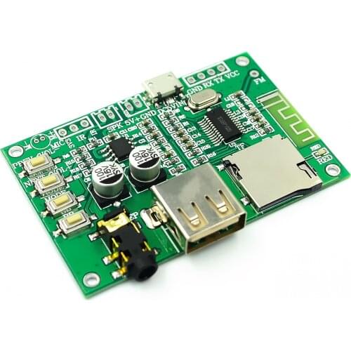 BT201 Dual mode 5.0 Bluetooth receiver module lossless audio power amplifier Board car speaker DIY earphone TF card U disk