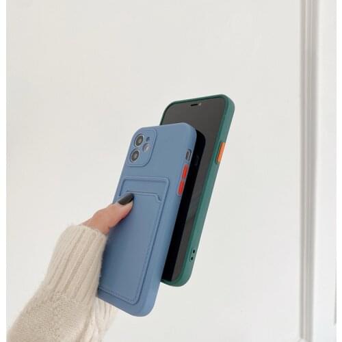 Phone Case For iPhone 12 Mini 11 Pro X XR XS Max 7 8 Plus SE 2 Fashion Wallet Funda With Card Holder Soft TPU For iPhone 11 Case