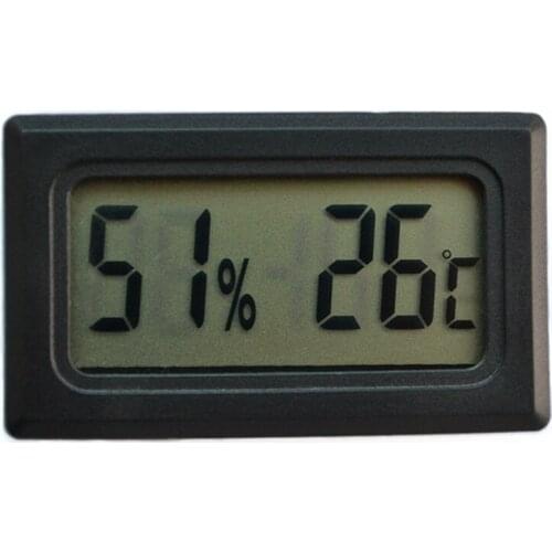 Digital Temperature Humidity Indoor Room Thermometer with Humidity Meter Hygrometer Temperature Humidity Sensor Record Clock