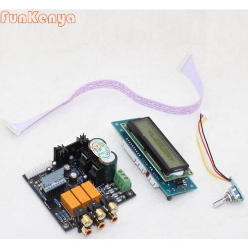 Finished F6 Preamplifier Board PGA2311 PGA2310 Remote Volume Control Preamp Board