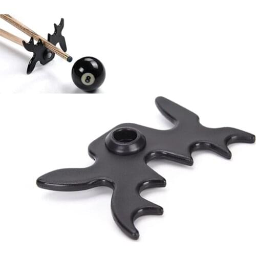 Pool Cue Stick Frame Pole Rack Rod Billiards Cue Rack Bridge Head Billiards Cross Antlers Rod Holder