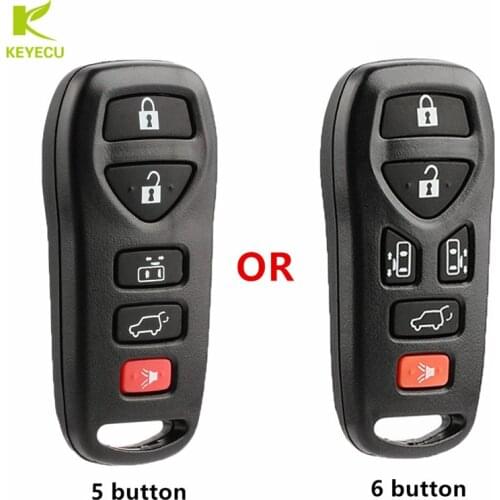 KEYECU Replacement Keyless Entry Remote Fob Transmitter 315MHZ for Nissan Quest 2004-2009 KBRASTU51