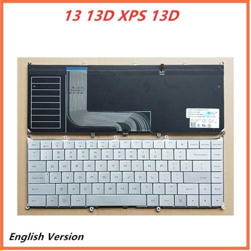 Laptop English Keyboard For Dell XPS Adamo 13 13D XPS 13D Notebook Replacement layout Keyboard