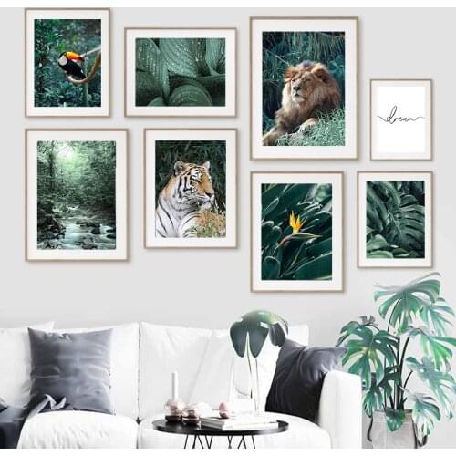 Square/Round Diamond Painting Jungle Wild Lion Tiger Bird 5D DIY Diamond Embroidery Animal Cross Stitch Home Decoration