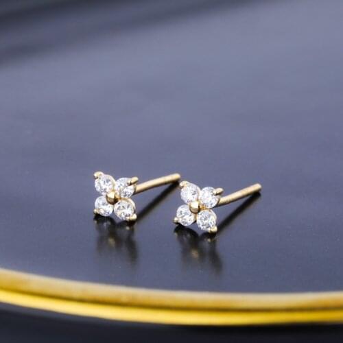 Lingxia Women's Gold Earrings