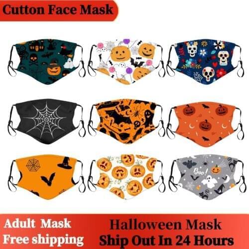 Halloween 3D Disposable face mask mascarillas 3 layers Meltblown Filter safe Breathable Cotton mask Respiratory face mouth mask