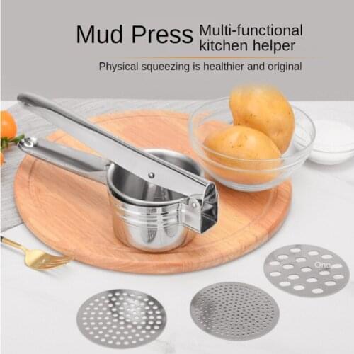 Stainless steel potato presser multifunctional kitchen gadgets and accessories tool fruit vegetable cutter masher tools