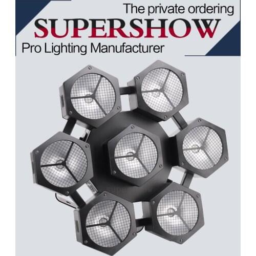 New style snow petal modeling wedding lights 7X40W COB RGBW 4in1 LED strobe light stage light