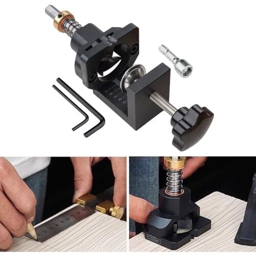 Puncher Device 35mm Hinged Drill Bits Door Hole Opener Closet Door Hole Jig Puncher Hinge Drilling Tool Set