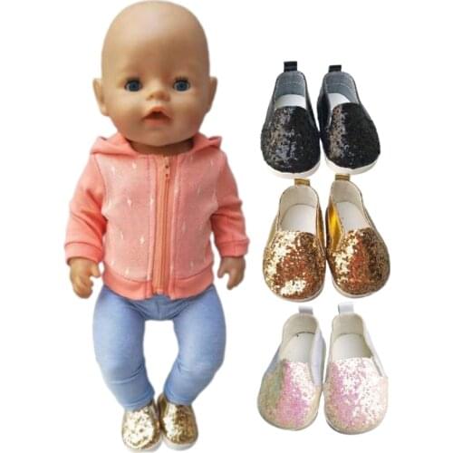 Fit for 18 inch Girls Dolls Snow Boots shoes for doll accessories baby doll winter Chirstmas shoes
