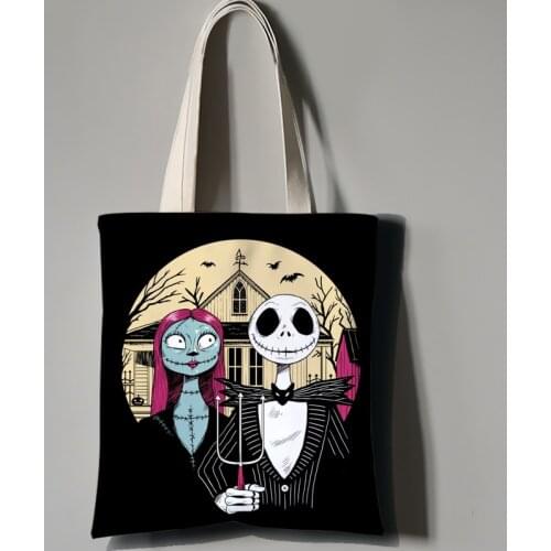 Casual Funny Cartoon Printed Tote Bag