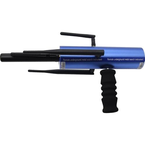Blue AKS Long Range Gold Metal Detector Gems Diamond Finder with Six Antennas Cardboard