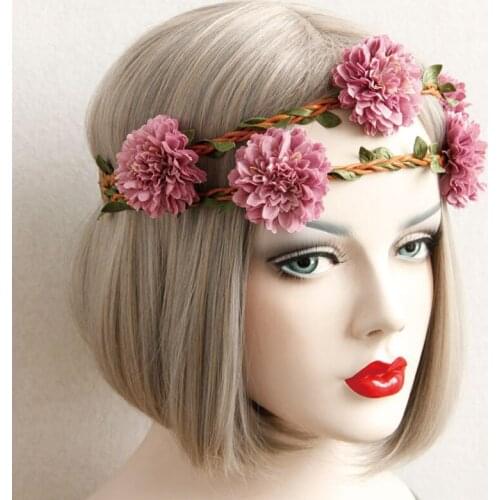 Red Flower Tiara Bride Hair Jewelry For Women Female Wedding Hair Accessories Ornaments Princess Queen Bridal Head Jewelry 2021