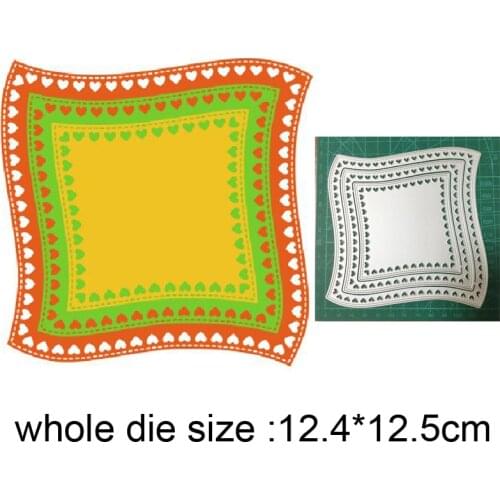 Metal Cutting Dies Cut Die Layering Frame Decoration Scrapbook Dies Crafts Paper Knife Mould Blade Punch Stencils Dies New 2021