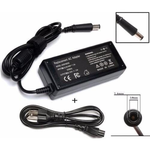 65W Laptop Charger AC/DC Adapter for HP Pavilion G4 G6 G7 M6 DM4 DV4 DV5 DV6 DV7 G60 G61 G72; EliteBook 2540p 2560p 2570p 2730p