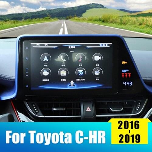 For Toyota C-HR CHR 2016 2017 2018 2019 2020 Tempered Glass Car Navigation Screen Protector Display Film LCD Protective Sticker