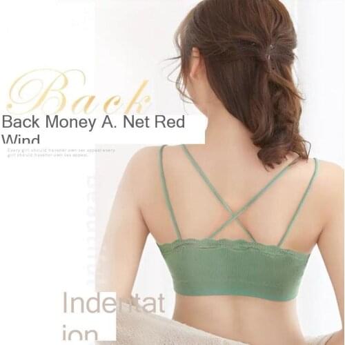 2019 fashion Sexy bras with no underwire Sexy bra padded women intimates underwear backless Deep V black fashion bar