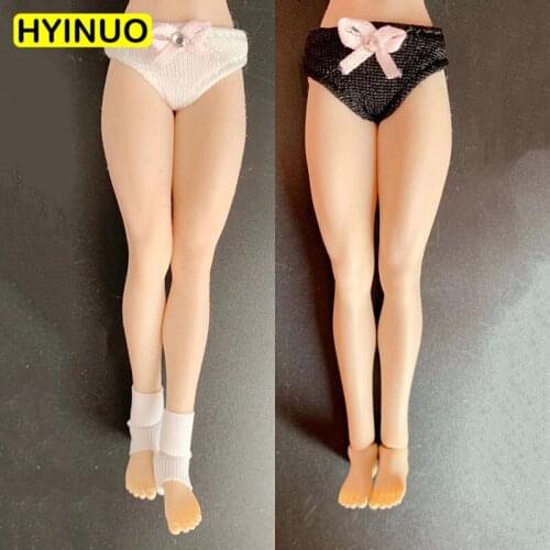 2 Colors 1/12 Scale Female Sexy Bow Thong Panties Woman Triangle Briefs Clothes Clothing Set For 12" Figure Female Body Doll