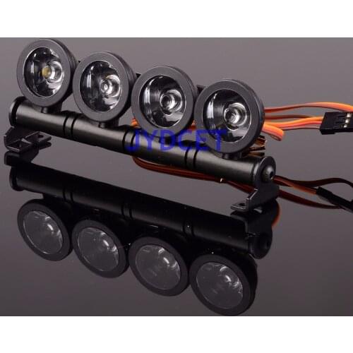 AX-520 Multi Function Ultra White LED Light (4) Bar 5 Modes For RC 1/10 1/8 Model Car