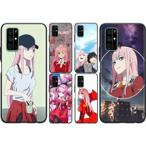 Silicone Soft Cover Darling in the FranXX For Honor V30 View 20 V20 30i 30S 30 20S 20E 20i 20 Lite Pro Plus Phone Case