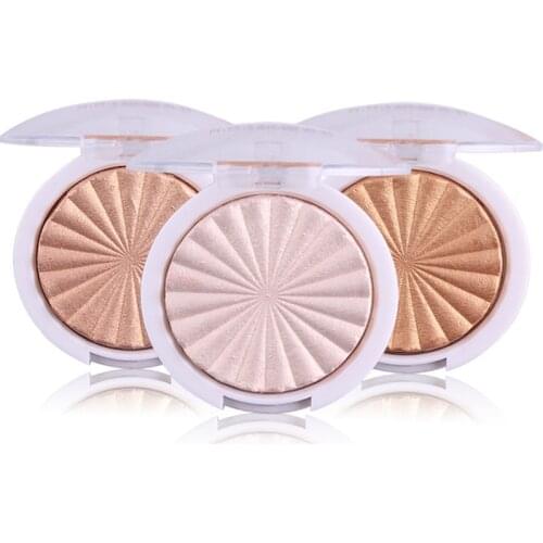 Highlighter Shimmer Bronzer Face Makeup Palette Pink Gold Powder Glow Face Contour Concealer LongLasting Diamond Primer Cosmetic