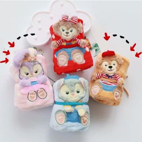 Cartoon Cute Duffy Bear Stellalou Rabbit Shelliemay Gelatoni Blanket for Children Girls