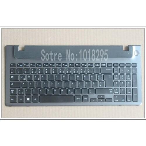 New GR laptop keyboard with frame for samsung 355V5C 350V5C 355 V5X German keyboard