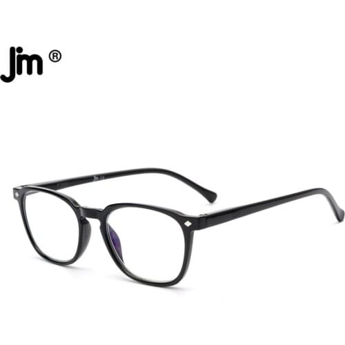 JM Vintage Spring Hinge Square Reading Glasses Women Men Brand Designer Diopter Magnifier Presbyopic Eyeglasses