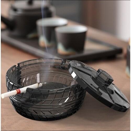 DIY Crystal Epoxy Mold Personality Creative Car Tire Ashtray Mirror Home Decoration Silicone Mold Wholesale