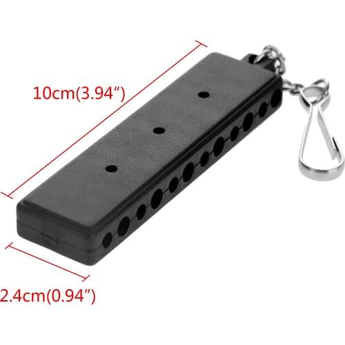 1Pc 10*2.4cm Rubber Golf Tees Holder Carrier Golf Ball Marker Keeper Container Indispensable,Can Hold 12-Tees and 3-Ball Markers