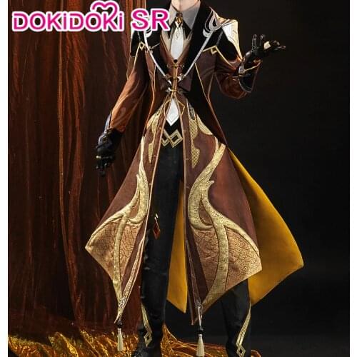 PRE-SALE DokiDoki-SR Game Genshin Impact Cosplay Zhongli Costume Zhong li Cosplay Genshin Impact Cosplay