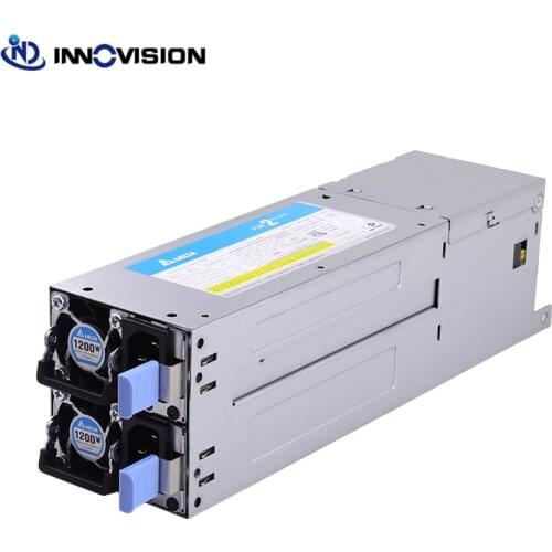High efficiency 1+1 redundant 1200W 80 plus power supply dual psu