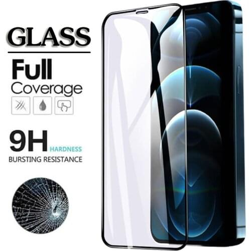Full Cover Tempered Film Smartphone For Iphone 12Pro Screen Protectors For iphone 12 11 pro X XR XS Max Iphone12 Mini Phone Glas