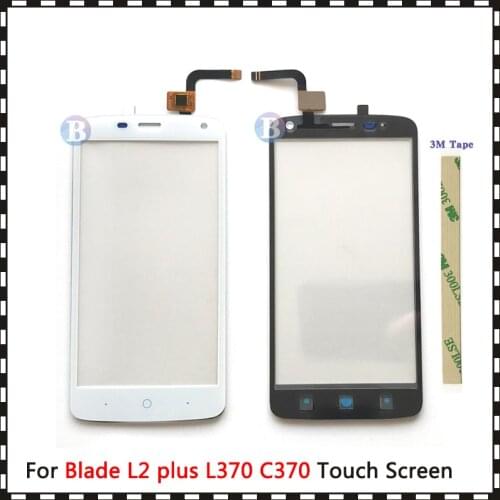 Replacement High Quality 5.0" For ZTE Blade L2 plus L370 C370 Touch Screen Digitizer Sensor Outer Glass Lens Panel