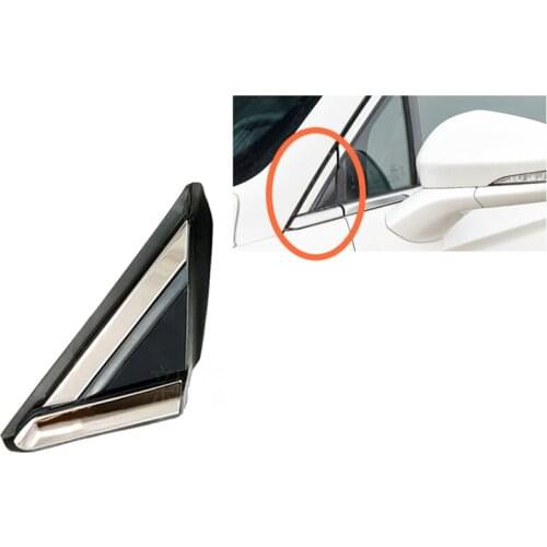 For Ford New Mondeo Rear View Mirror Front Door Window A-pillar Triangle Plate Decorative Glass Electroplating Bright Strip