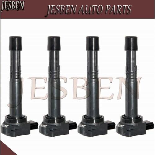 4PCS Ignition Coil 099700070 For Honda ELYSION Accord Crosstour Odyssey Acura RL TL TSX K (K20 & K24) VR-EIC02 NO# 099700-070