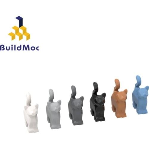 BuildMOC 13786 Cat For Building Blocks Parts DIY Construction Creative gift Toys