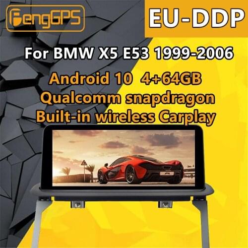 For BMW X5 E53 1999 2000 - 2006 Stereo Radio Audio Android PX6 Qualcomm snapdragon Car Multimedia Player DVD GPS Navi Head unit