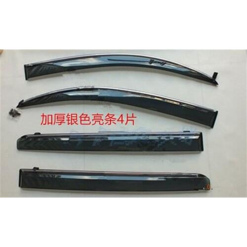 For Nissan NV200 2010-2021 Car Styling Window Visor Vent Shade Rain Sun Guard Deflector Awnings Shelters Covers