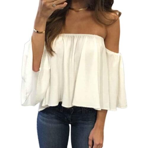 FOURONE Off Shoulder Blouses