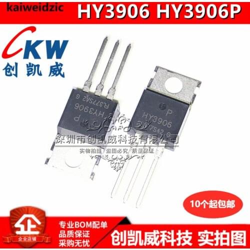 Kaiweikdic New imported original HY3906P HY3906 TO-220 60V190A MOS FET / power transistor / high power controller