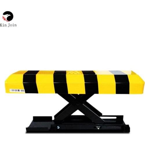 KinJoin Automatic Parking Lock Anti-Hit Car Parking Position Lock with 2pcs Remote Control