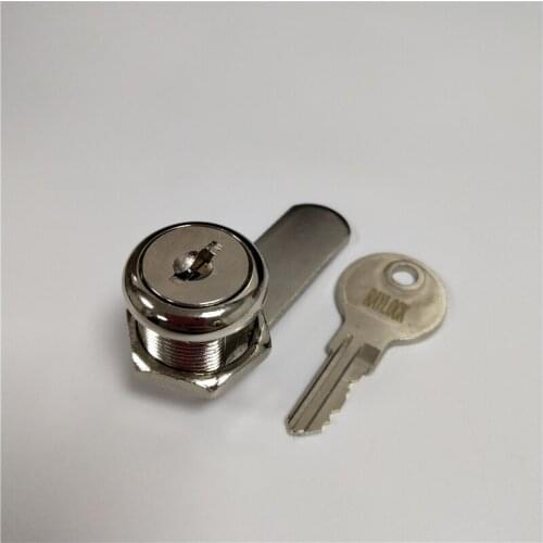 Raylock 0.78 inch cam lock steel cabinet door arm lock nickel plated furniture drawer lock 180 degree