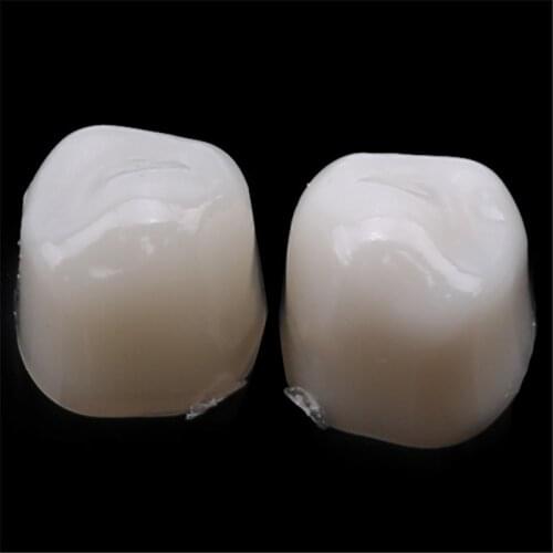 Resin Porcelain Materials Temporary Teeth Crown Realistic Oral Care Teeth Whitening Anterior Molar Crown Dental Crowns 1Set