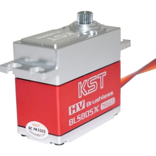 KST BLS805X 8.4v/7.5kg/0.039sec HV Servo Brushless Servo Standard Size Brushless Tail Servo for 550-700 RC Helicopter